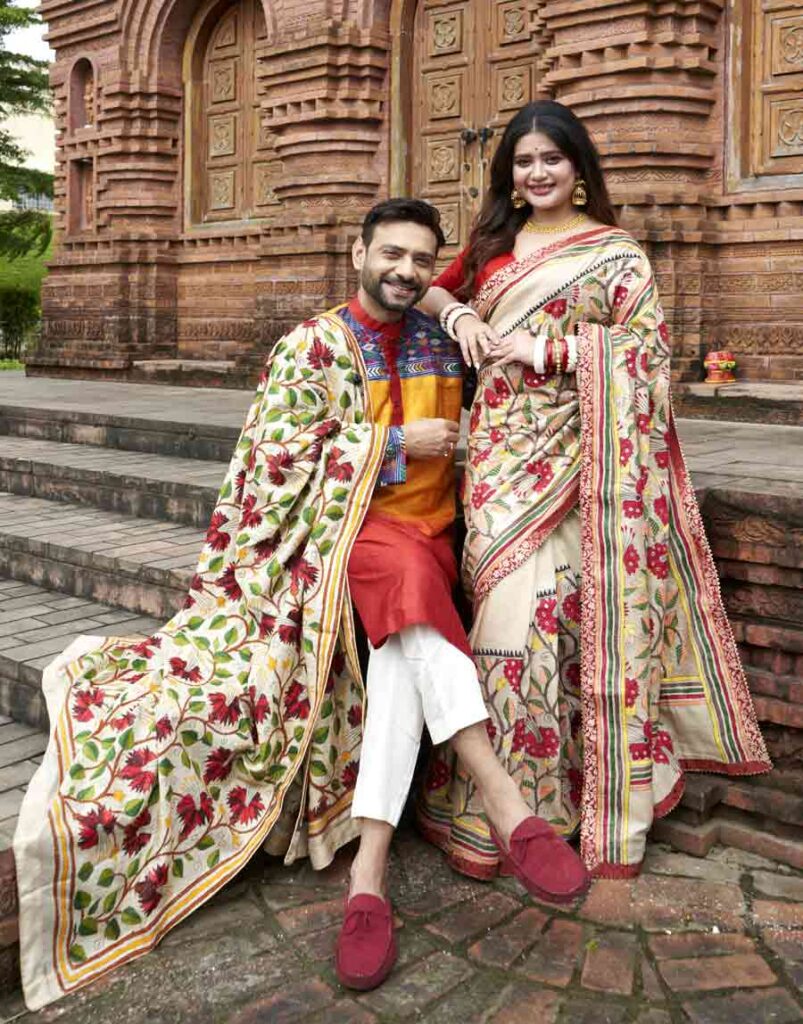 Ishan Mazumder & Ena Saha durga puja 2025