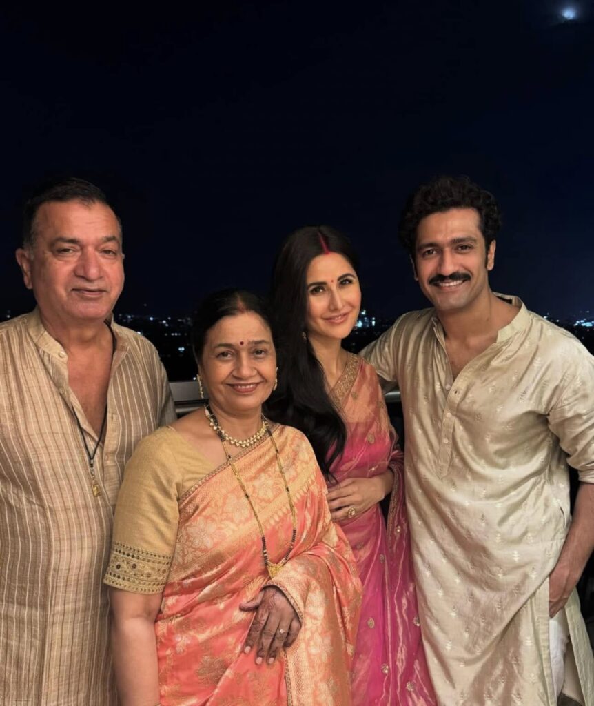 Katrina Kaif with her family