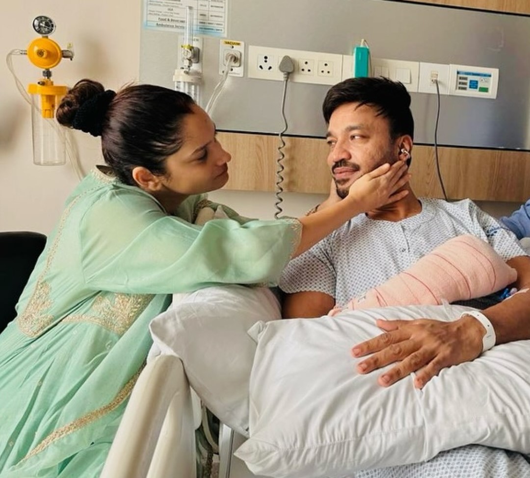 Seriously injured Aankita Lokhaande's husband Vicky Jain