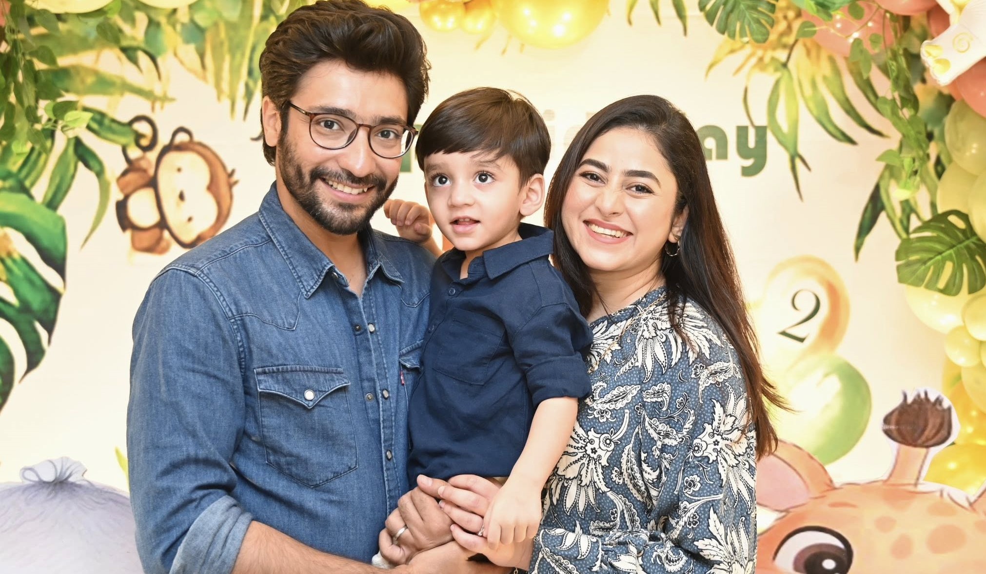 Gaurav Chakrabarty and Ridhima Ghosh's son Dhir's birthday in full swing