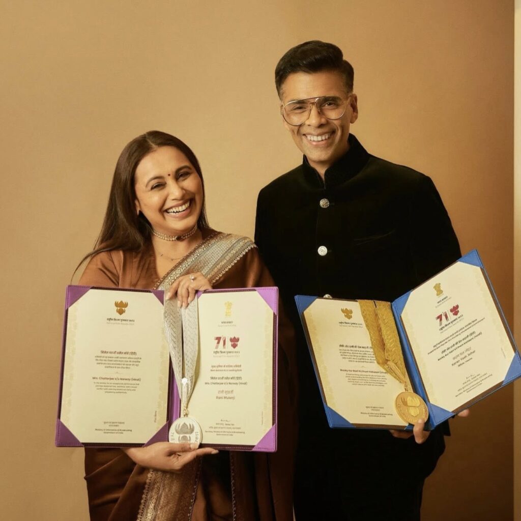 National Award: Rani Mukerji & Aditya Chopra