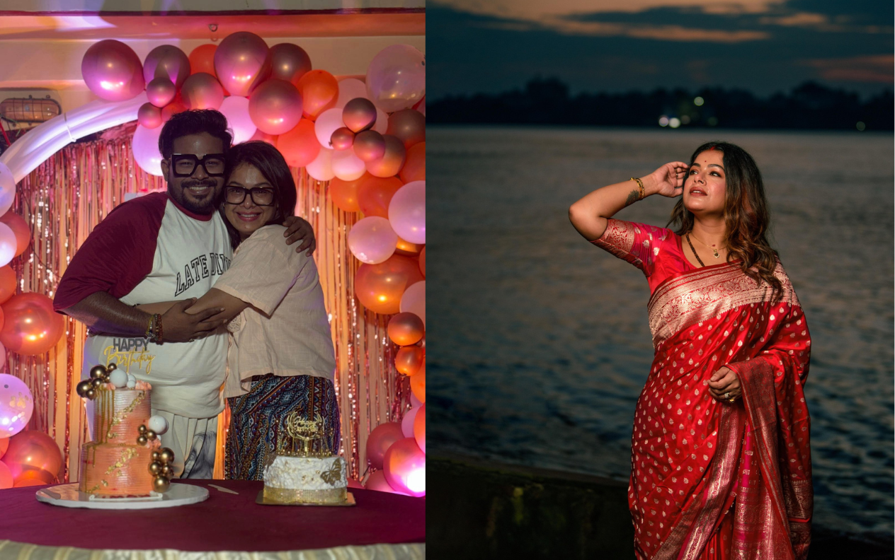 ইমন চক্রবর্তীর জন্মদিনে স্বামী নীলাঞ্জনের নিখুঁত আয়োজন