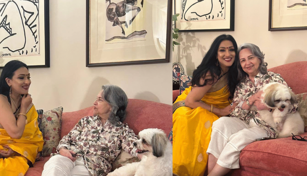 Rituparna Sengupta ও মা