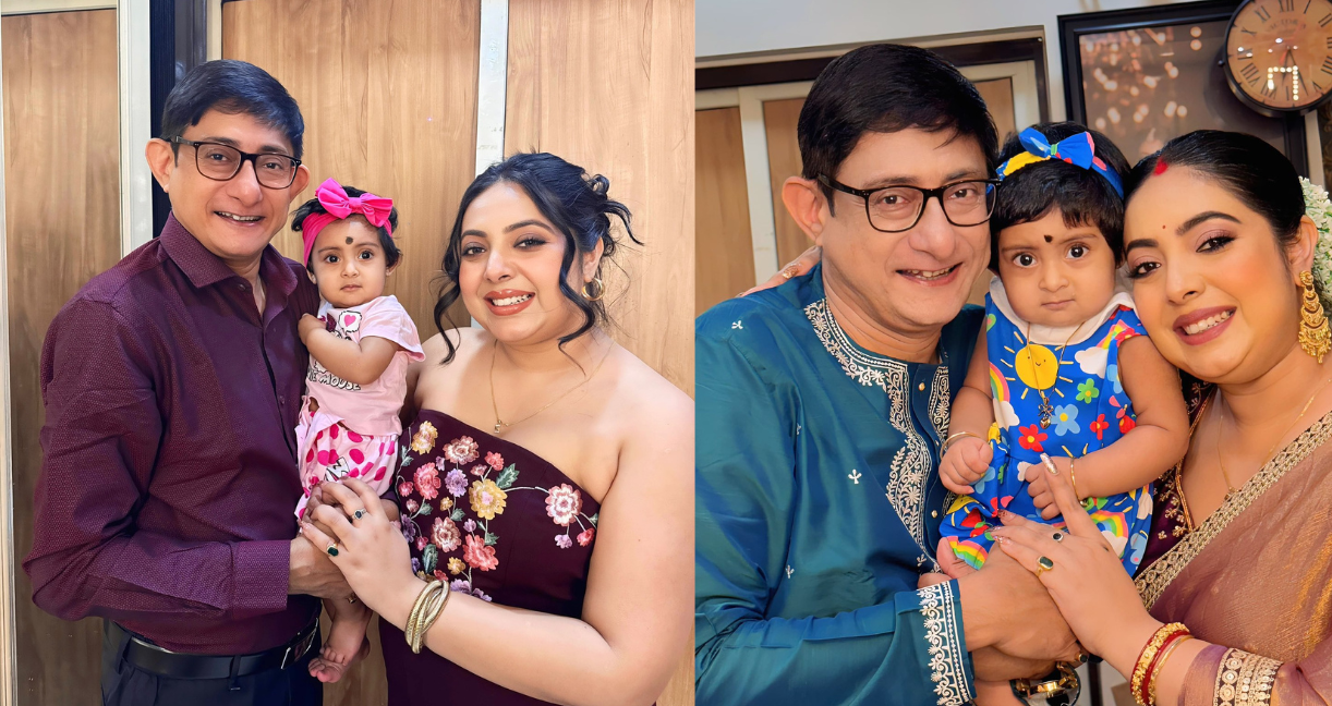 Actor Kanchan Mullick and actress Sreemoyee Chattoraj's daughter Krishvi is going viral on social media