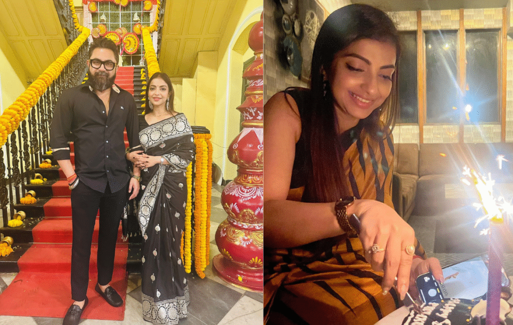 Soham Chakraborty ও তার স্ত্রী Tanaya Paul