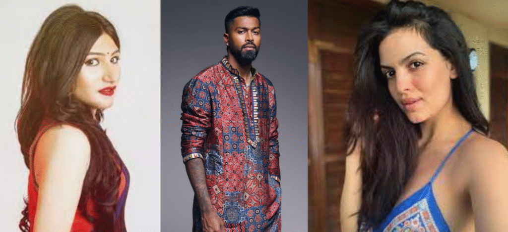 Mahika Sharma, Hardik Pandya ও Natasa Stankovic