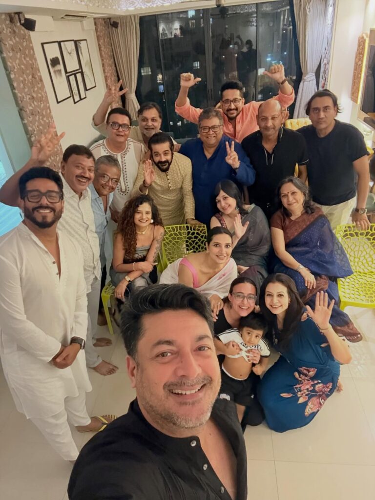 Tollywood celebrities adda in Raj bari