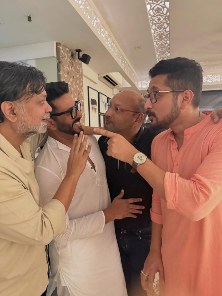 Tollywood celebrities adda in Raj bari