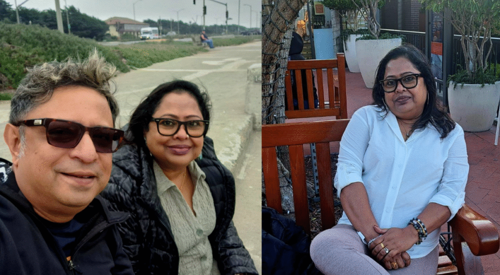 Rupankar–Chaitali America tour : Chaitali Lahiri social media photos : Foreign trip during Durga Puja season