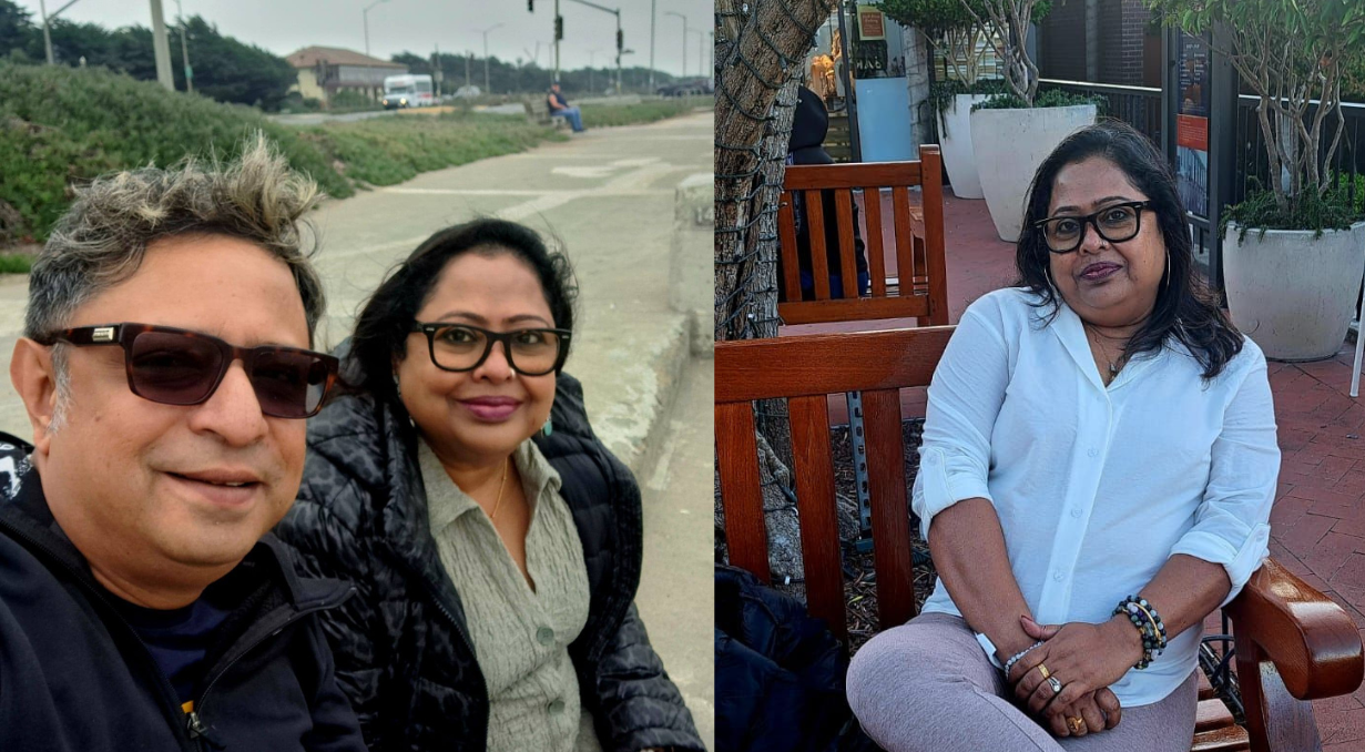 Rupankar–Chaitali America tour : Chaitali Lahiri social media photos : Foreign trip during Durga Puja season