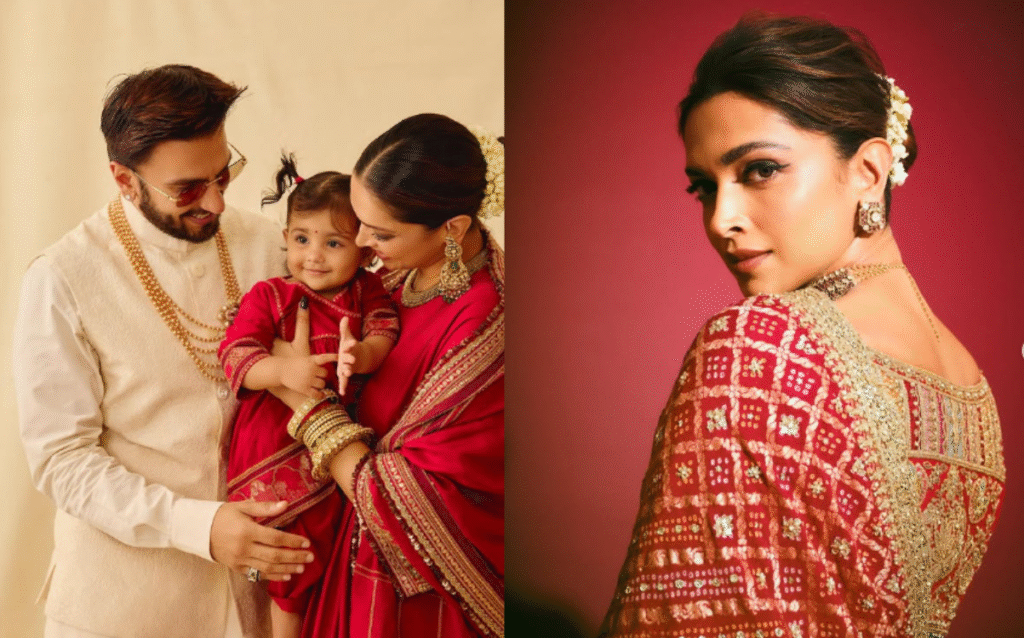Dua Padukone viral photo: Ranveer Singh Deepika Padukone daughter : Deepika Padukone Diwali look