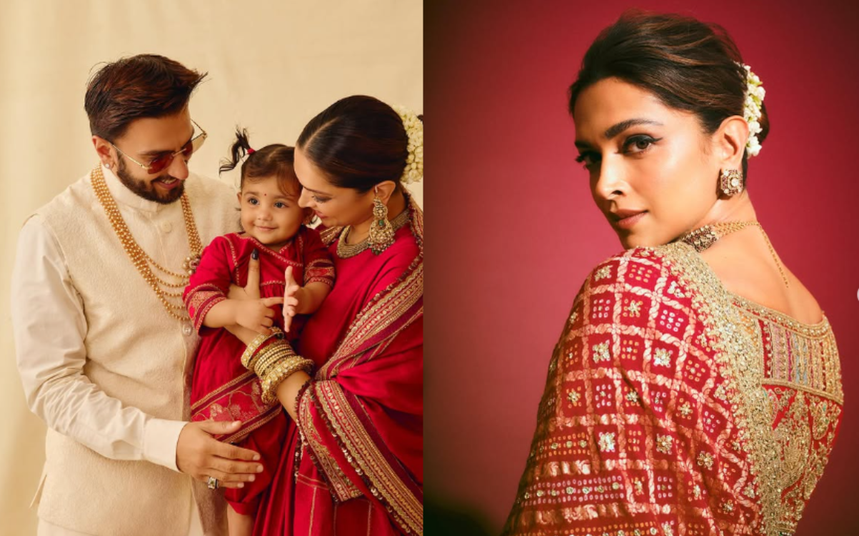 Dua Padukone viral photo: Ranveer Singh Deepika Padukone daughter : Deepika Padukone Diwali look