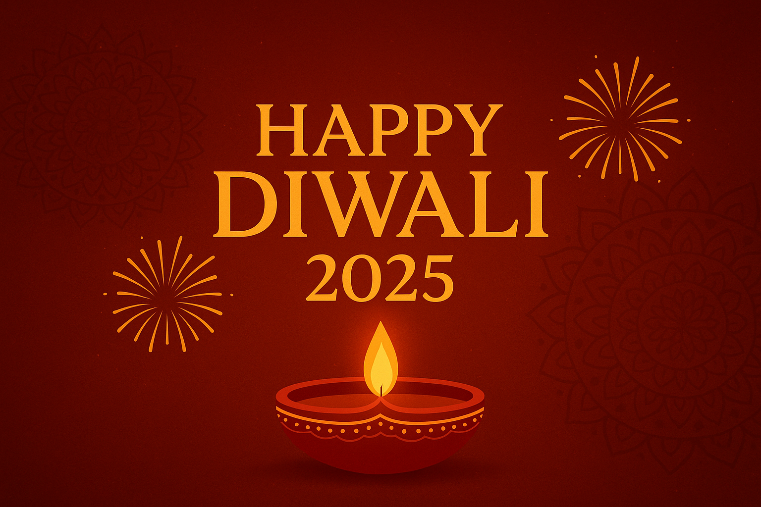 Happy Diwali 2025 : Diwali celebration 2025 with diya