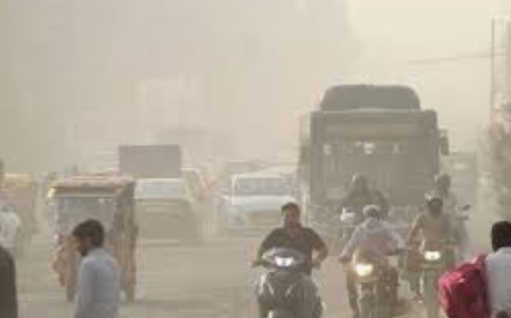 Delhi air quality update today : Delhi AQI crisis : Air pollution after Diwali : Pollution due to firecrackers
